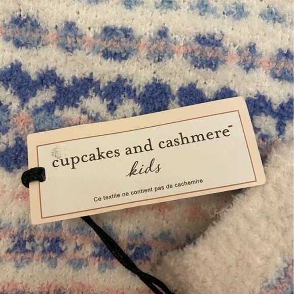 Cupcakes and Cashmere Kids Fair Isle Sweater and Hat Set NWT Size M 7-8 - Picture 4 of 6